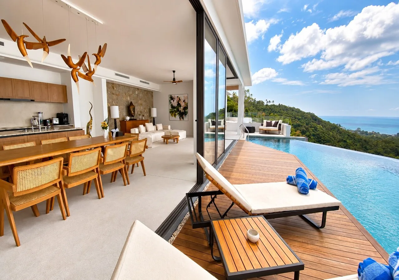 Anzhu Seamate Villa Samui - 4-Bedroom Pool Villa with Ocean View_04 Anzhu Seamate Villa Samui - 4-Bedroom Pool Villa with Ocean View