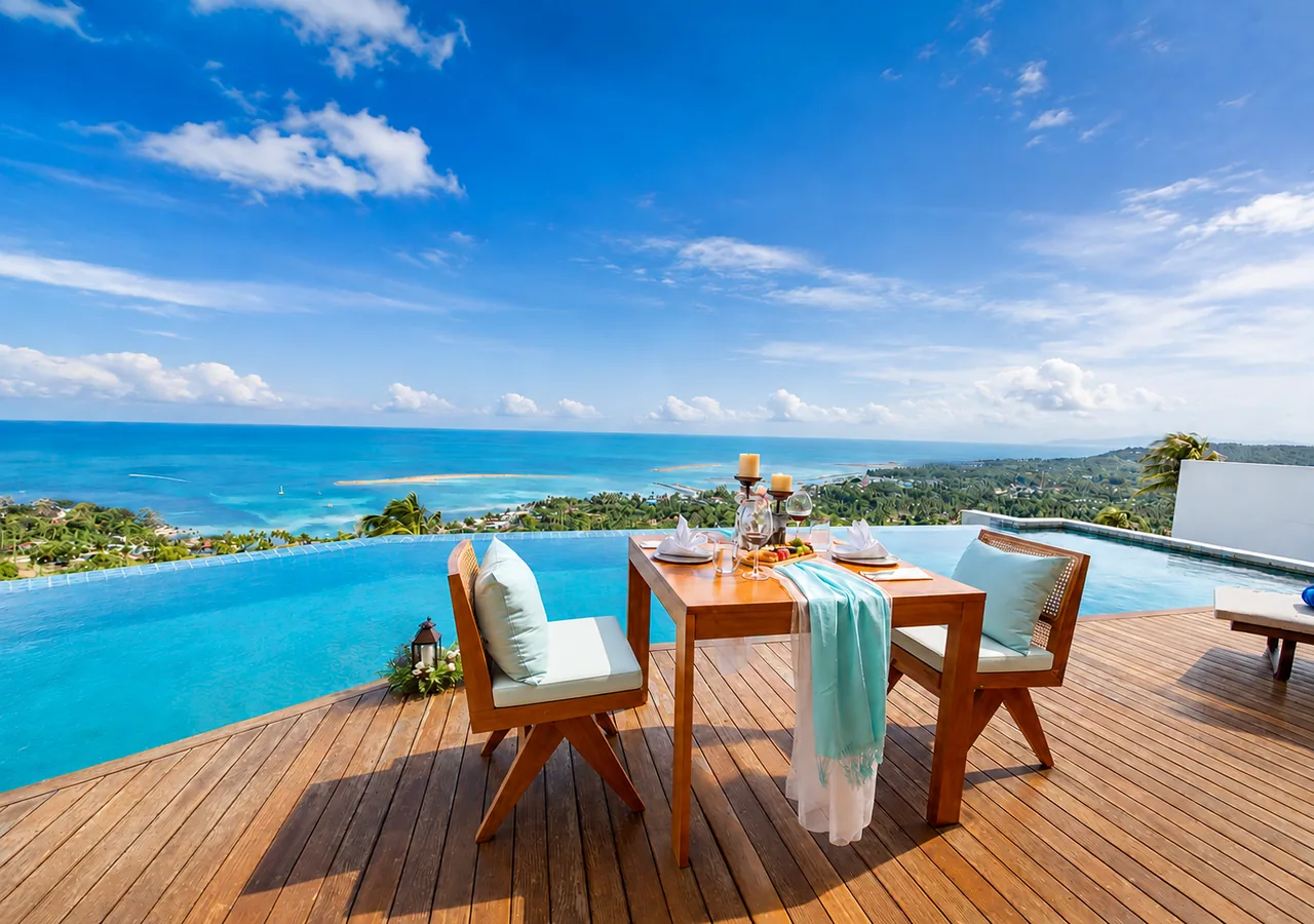 Anzhu Seamate Villa Samui - 4-Bedroom Pool Villa with Ocean View