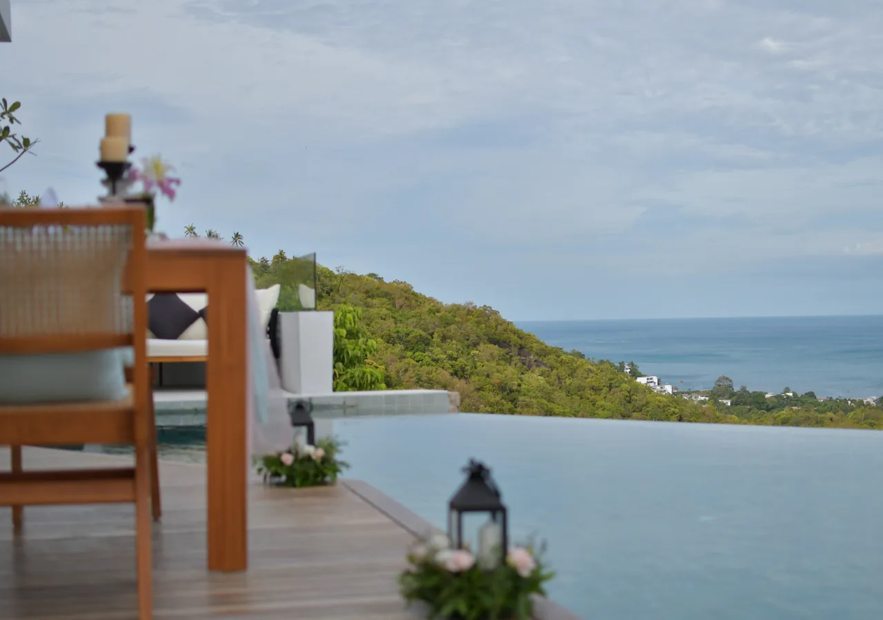 Anzhu Seamate Villa Samui - 4-Bedroom Pool Villa with Ocean View