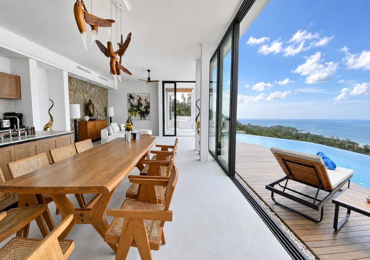 Anzhu Seamate Villa Samui - 4-Bedroom Pool Villa with Ocean View