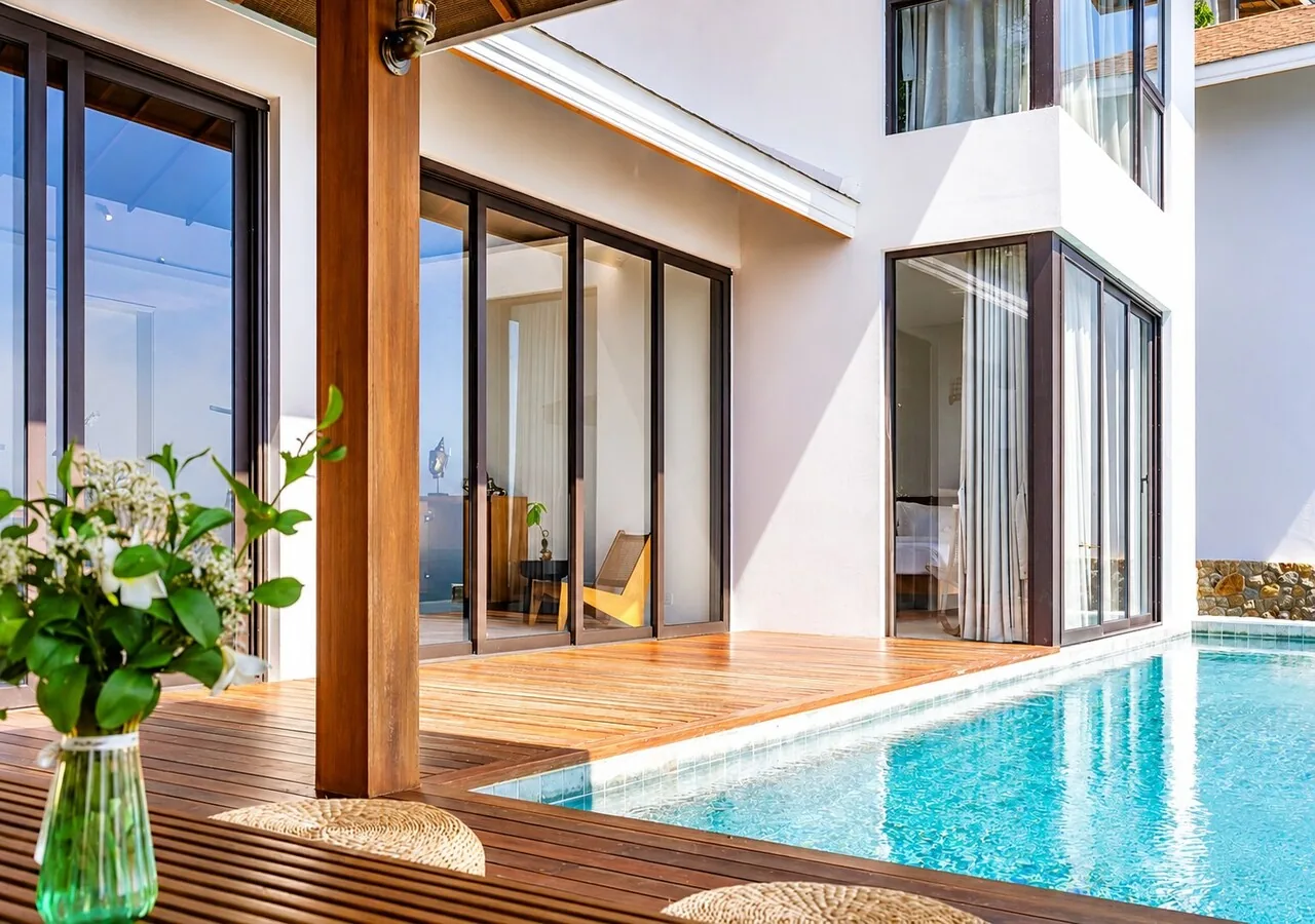 Anzhu Seamate Villa Samui - 4-Bedroom Pool Villa with Ocean View